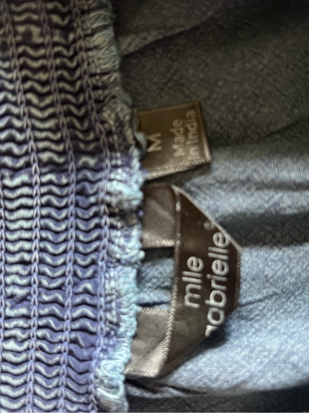 Mlle Gabrielle Blue Tiered Button-Front Midi Skirt - Picture 13 of 13